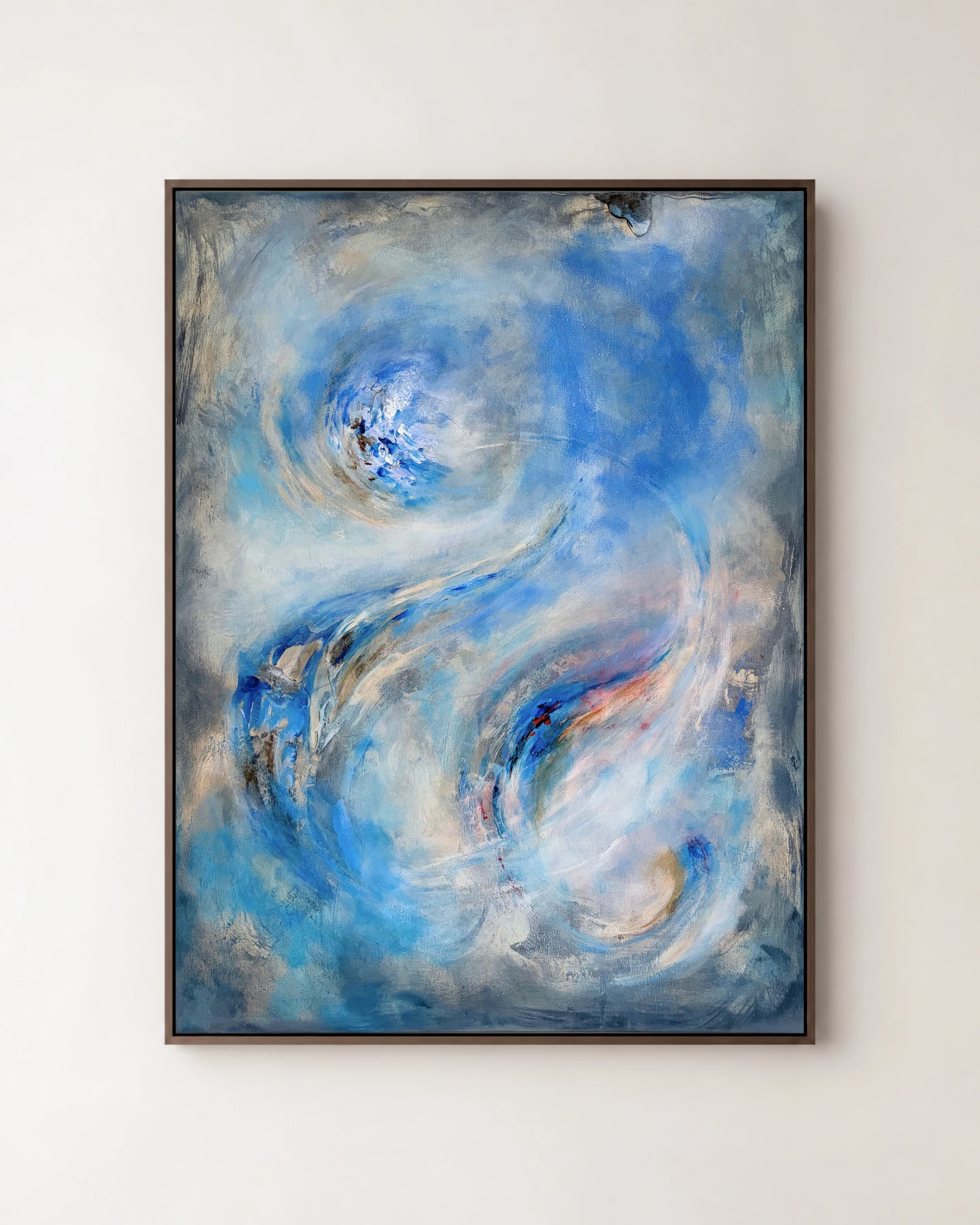 Intertwined, painting by Oxana Morasch
